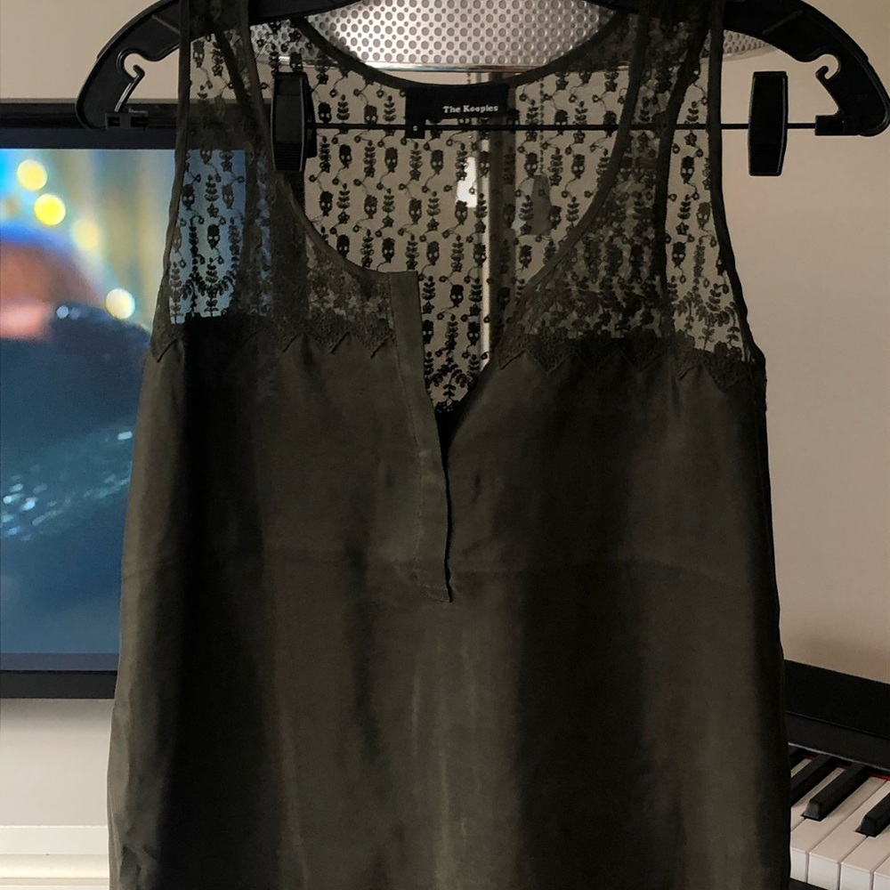 beautiful khaki The Kooples blouse
